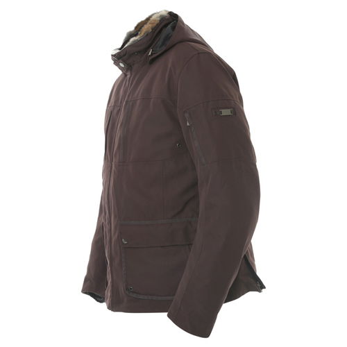 IXS Milow Mens Brown Textile Motorcycle Jacket Side                                                                                                                                                                                                            