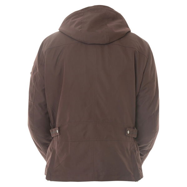 IXS Milow Mens Brown Textile Motorcycle Jacket Back                                                                                                                                                                                                            