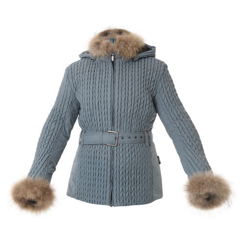 IXS Washington Ladies Grey Textile Motorcycle Jacket Front                                                                                                                                                                                                     