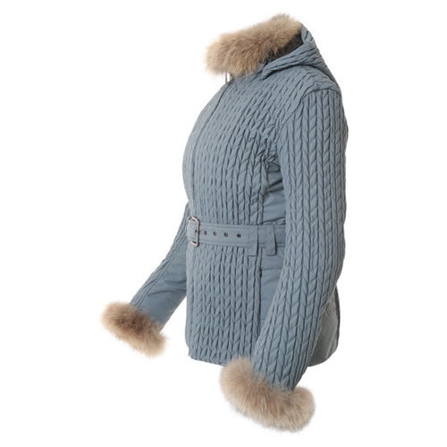 IXS Washington Ladies Grey Textile Motorcycle Jacket Side                                                                                                                                                                                                      