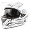 IXS HX 275 Park White Grey Black Helmet Open With Sun Visor                                                                                                                                                                                                    