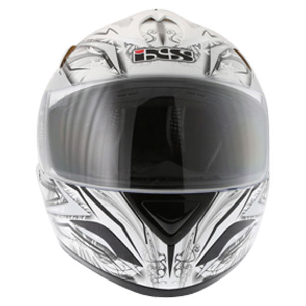 IXS HX 275 Park White Grey Black Helmet Front                                                                                                                                                                                                                  