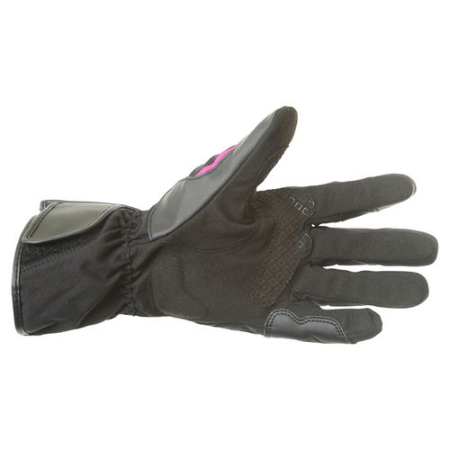 Alpinestars Largo Drystar Ladies Black Pink Motorcycle Gloves Palm                                                                                                                                                                                             
