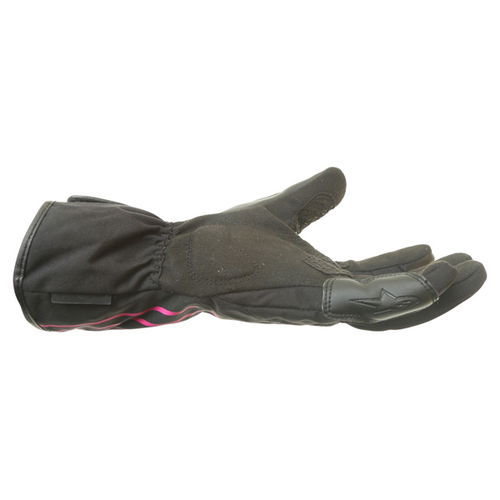 Alpinestars Largo Drystar Ladies Black Pink Motorcycle Gloves Little finger side                                                                                                                                                                               