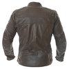 BKS Retro Brown Leather Motorcycle Jacket Back                                                                                                                                                                                                                 