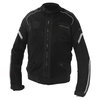 Frank Thomas Nova Mesh Mens Black Textile Motorcycle Jacket Front                                                                                                                                                                                              