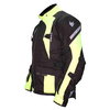 Frank Thomas FTW702 Mercury Mens Black Yellow Textile Motorcycle Jacket Side                                                                                                                                                                                   