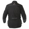 Frank Thomas FTW706 Comet Ladies Black Textile Motorcycle Jacket Back                                                                                                                                                                                          