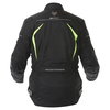 Frank Thomas FTW706 Comet Ladies Black Fluo Yellow Textile Motorcycle Jacket Back                                                                                                                                                                              