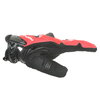 Frank Thomas Black Red Motorcycle Gloves Thumb side                                                                                                                                                                                                            