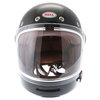 Bell Bullitt Black Full Face Motorcycle Helmet Front                                                                                                                                                                                                           