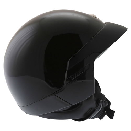 Scorpion Exo 100 Black Open Face Motorcycle Helmet Right Side                                                                                                                                                                                                  