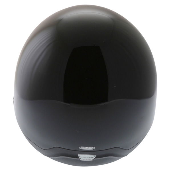 Scorpion Exo 100 Black Open Face Motorcycle Helmet Back                                                                                                                                                                                                        