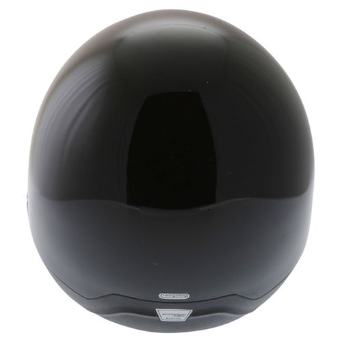 Scorpion Exo 100 Black Open Face Motorcycle Helmet Back                                                                                                                                                                                                        