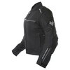 Frank Thomas FTW707 Galaxy Ladies Black Textile Motorcycle Jacket Side                                                                                                                                                                                         