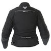 Frank Thomas FTW707 Galaxy Ladies Black Textile Motorcycle Jacket Back                                                                                                                                                                                         