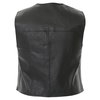 Frank Thomas Black Womens Leather Waistcoat Back                                                                                                                                                                                                               