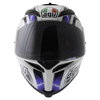 AGV K5 Hurricane White Blue Black Full Face Motorcycle Helmet Front                                                                                                                                                                                            
