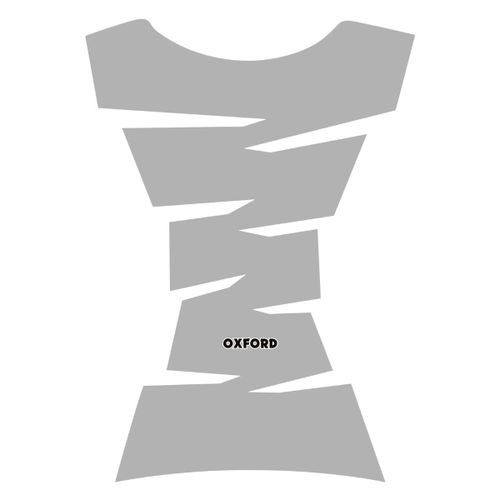 Oxford Products Jagged Tankpad Silver Jagged Tankpad Silver