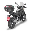 Givi 40L Black Monokey Top Box In Situ                                                                                                                                                                                                                         