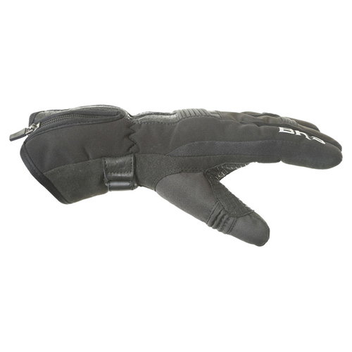 BKS Isla Ladies Black Motorcycle Gloves Thumb side                                                                                                                                                                                                             