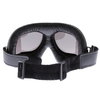 Bike It Classic Black Aviator Goggles Back                                                                                                                                                                                                                     