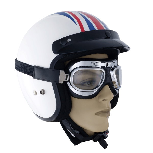 Classic Aviator Goggles Silver