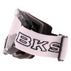 BKS Adult MX Black Goggles Left Side                                                                                                                                                                                                                           