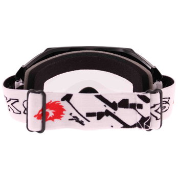 BKS Adult MX Black Goggles Back                                                                                                                                                                                                                                