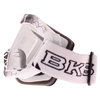 BKS Adult MX White Goggles Left Side                                                                                                                                                                                                                           