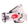 BKS Adult MX White Goggles Right Side                                                                                                                                                                                                                          