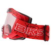 BKS Adult MX Red Goggles Left Side                                                                                                                                                                                                                             