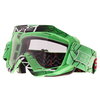 BKS Adult MX Green Goggles Front Left                                                                                                                                                                                                                          