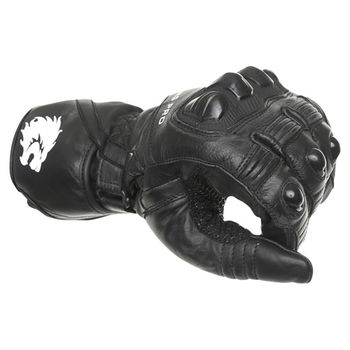 BKS Racing Pro Black Motorcycle Gloves Knuckle                                                                                                                                                                                                                 