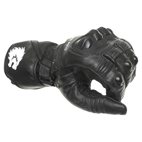 BKS Racing Pro Black Motorcycle Gloves Knuckle                                                                                                                                                                                                                 