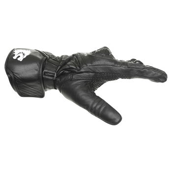 BKS Racing Pro Black Motorcycle Gloves Thumb side                                                                                                                                                                                                              