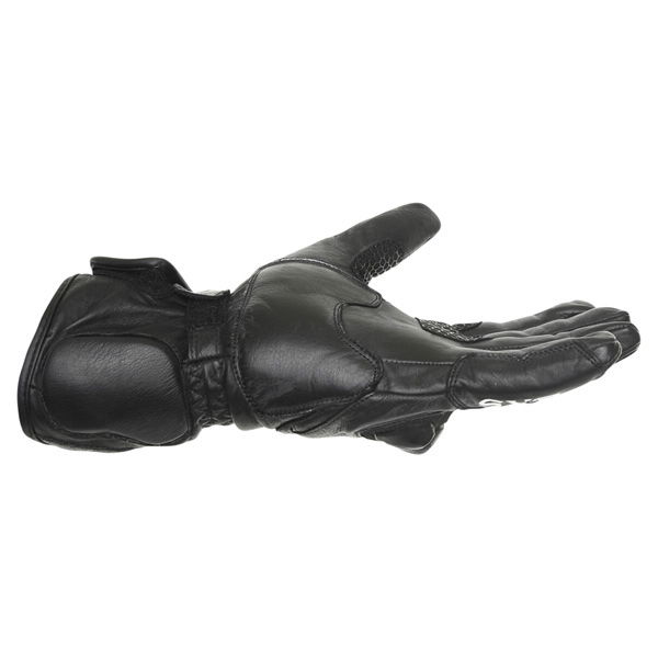 BKS Racing Pro Black Motorcycle Gloves Little finger side                                                                                                                                                                                                      