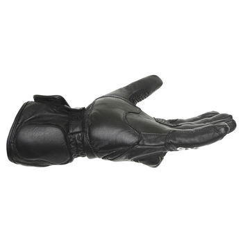BKS Racing Pro Black Motorcycle Gloves Little finger side                                                                                                                                                                                                      