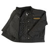 Frank Thomas B-52 Bomber Mens Black Waterproof Textile Motorcycle Jacket Inside                                                                                                                                                                                