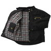 Frank Thomas WX02 Chester Mens Black Wax Motorcycle Jacket Inside                                                                                                                                                                                              