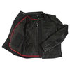 Frank Thomas Nero Black Leather Motorcycle Jacket Inside                                                                                                                                                                                                       