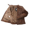 Frank Thomas Alex Brown Ladies Leather Motorcycle Jacket Inside                                                                                                                                                                                                