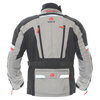 BKS Endeavour Mens Grey Black Textile Motorcycle Jacket Back                                                                                                                                                                                                   