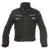 BKS Apollo S2 Mens Black Grey Textile Motorcycle Jacket Front                                                                                                                                                                                                  