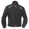 BKS Apollo S2 Mens Black Grey Textile Motorcycle Jacket Back                                                                                                                                                                                                   