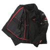 BKS Apollo S2 Mens Black Grey Textile Motorcycle Jacket Inside                                                                                                                                                                                                 