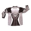 Wulfsport Cub Arena Kids White Black Motocross Shirt Back                                                                                                                                                                                                      