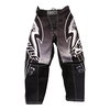 Wulfsport Cub Arena Kids Black White Motocross Pants Front                                                                                                                                                                                                     