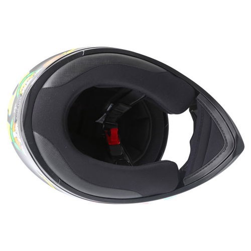 AGV K3 SV Valentino Rossi Tartaruga Full Face Motorcycle Helmet Inside                                                                                                                                                                                         