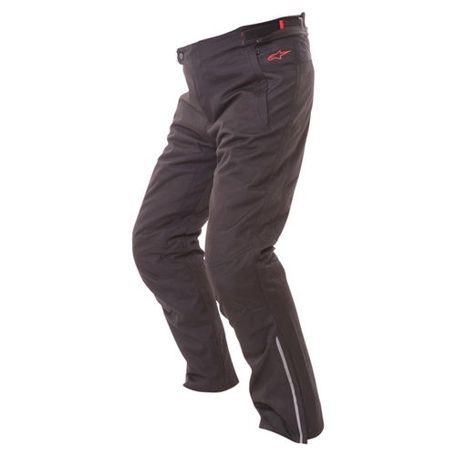 Alpinestars Protean Drystar Mens Black Red Waterproof Textile Motorcycle Pants Riding position                                                                                                                                                                 